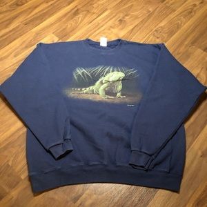 90’s Iguana Human-i-tees Crewneck Sweater